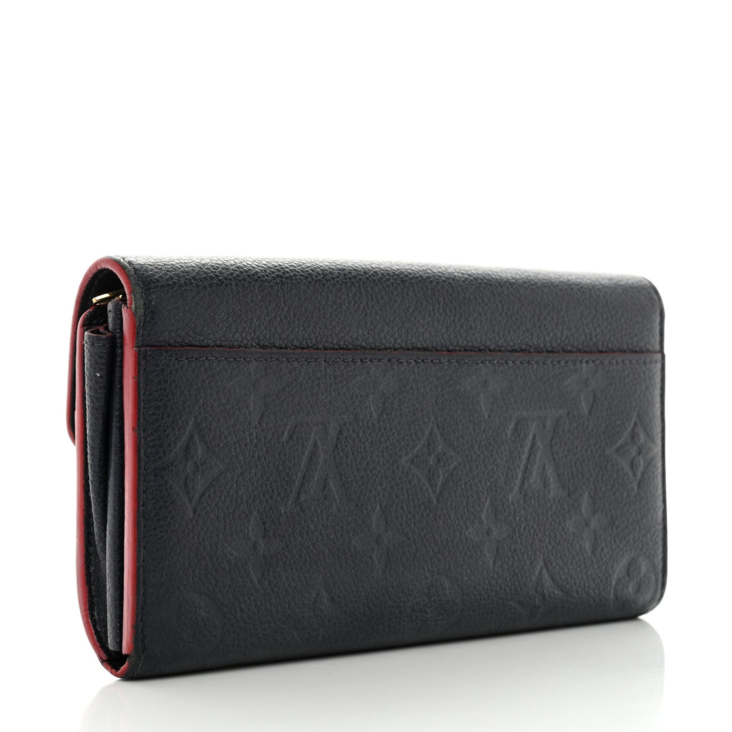 Empreinte Sarah Wallet NM Marine Rouge