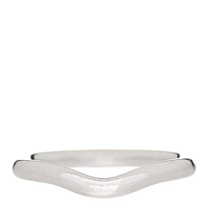 Tiffany Platinum 2mm Elsa Peretti Wedding Band Ring 49 5 1 of 6