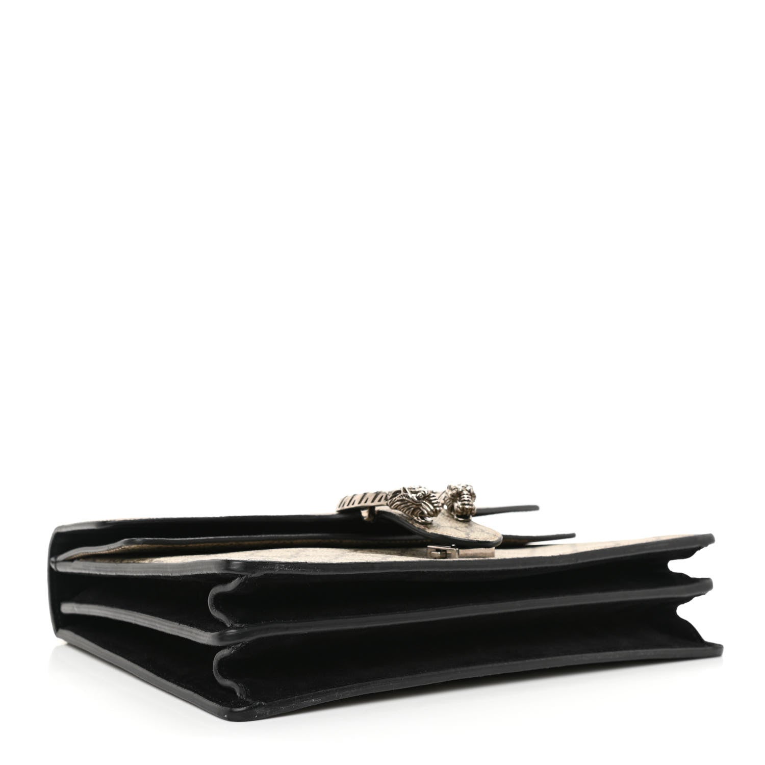 Gucci GG Supreme Monogram Medium Dionysus Shoulder Bag Black 4 of 8