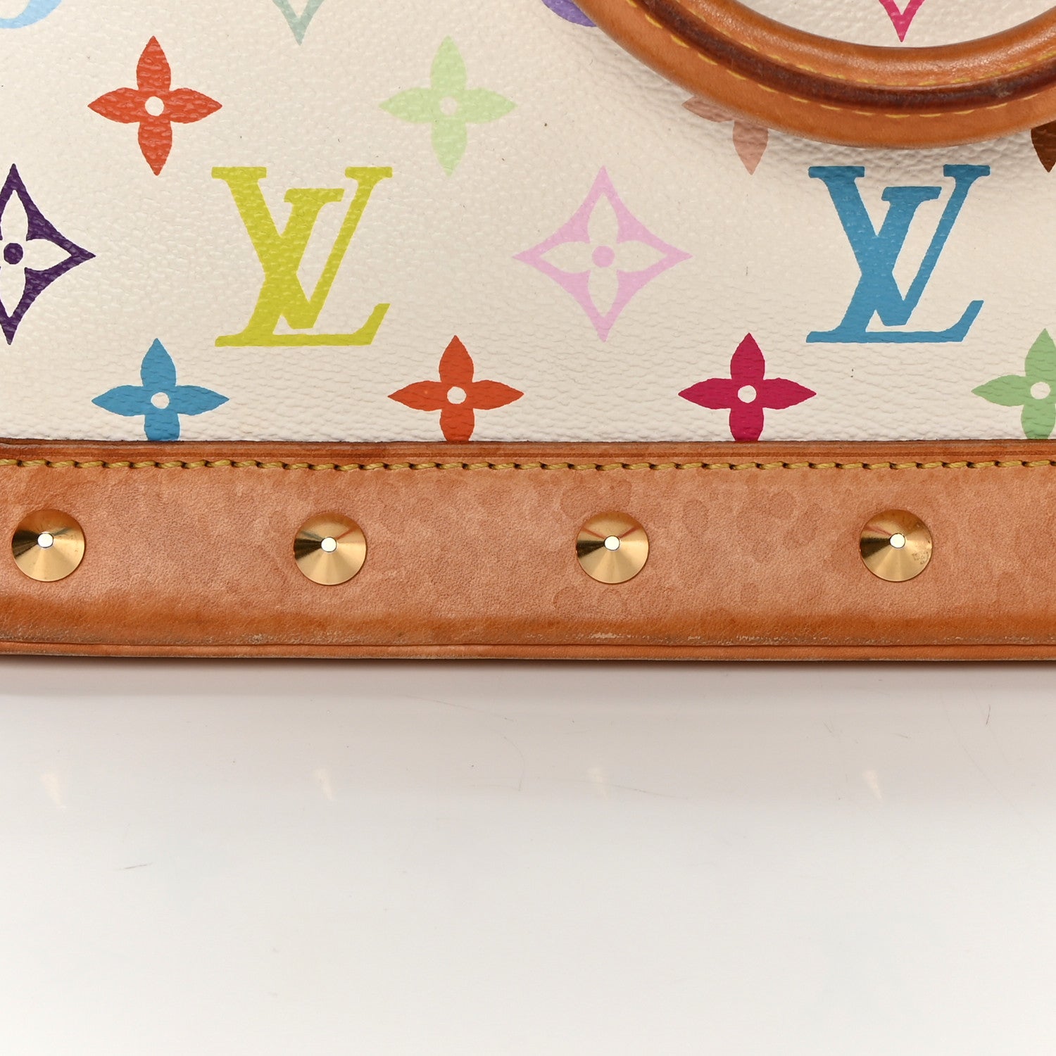 Louis Vuitton Monogram Multicolor Alma White 18 of 20