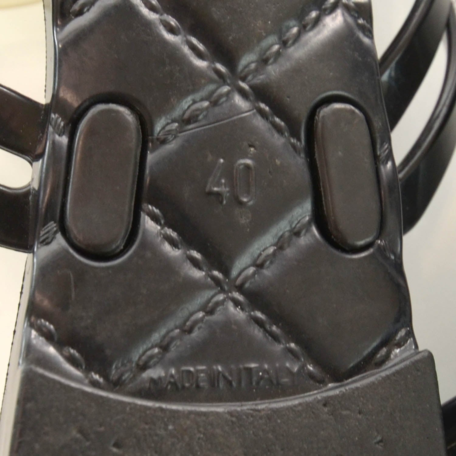 Chanel Jelly Camellia Thong Sandals 40 Black Ivory 6 of 7