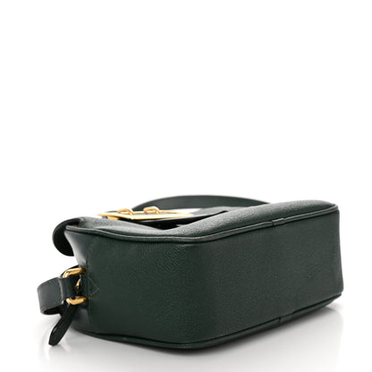 Burberry Soft Grain Calfskin Small Buckle Zip Bag Green 4 of 17