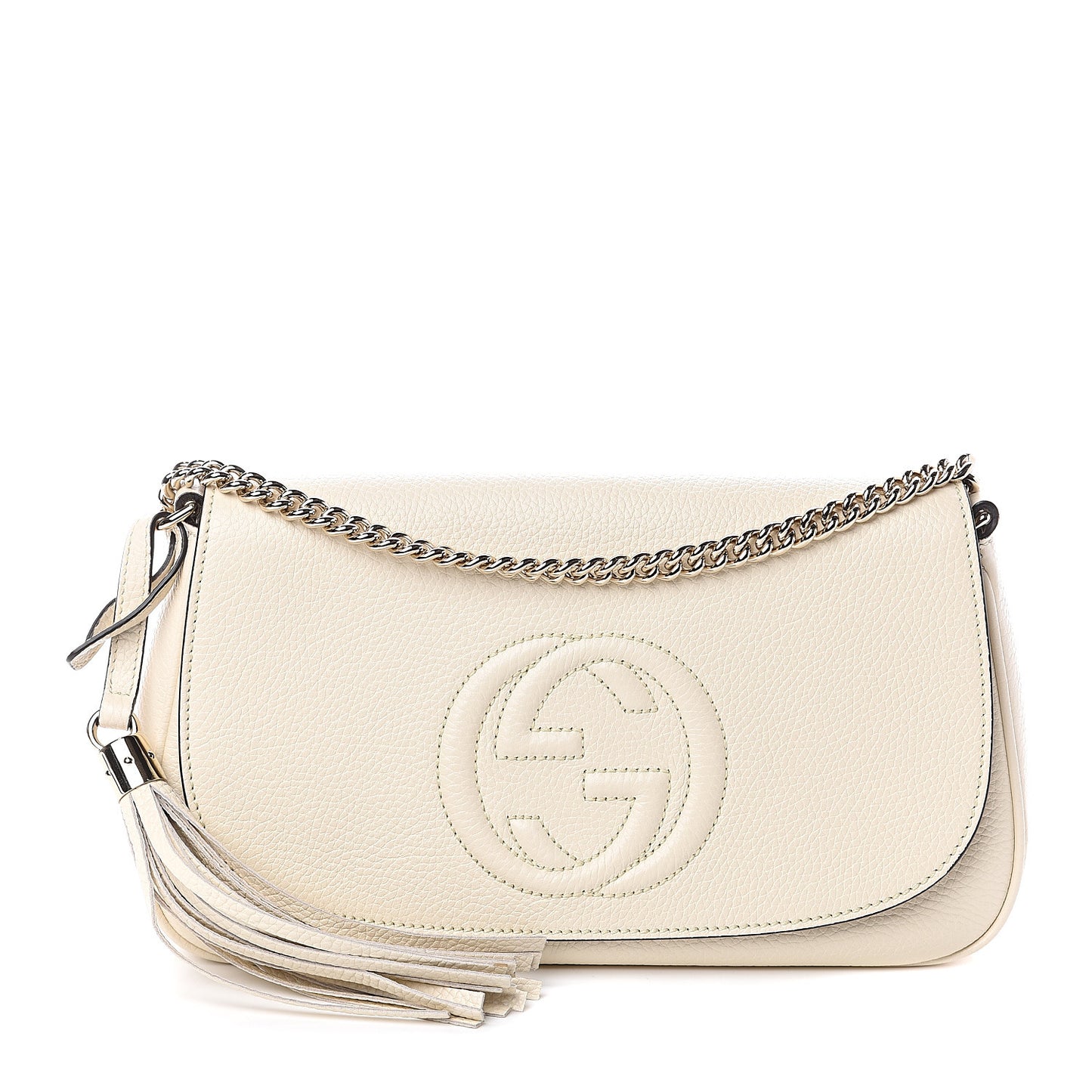 Cellarius Calfskin Medium Soho Flap Crossbody Ivoire