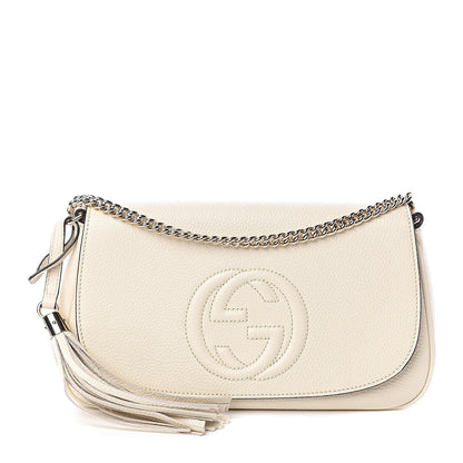 Gucci Cellarius Calfskin Medium Soho Flap Crossbody Ivoire 1 of 7