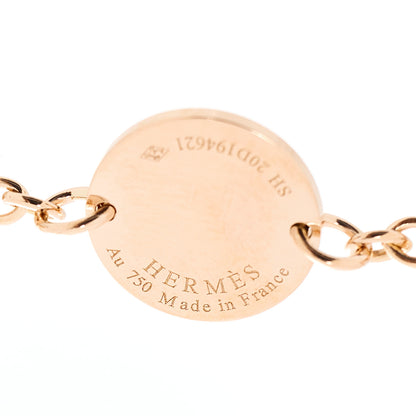 Hermes 18K Rose Gold Confettis Bracelet SH 3 of 5