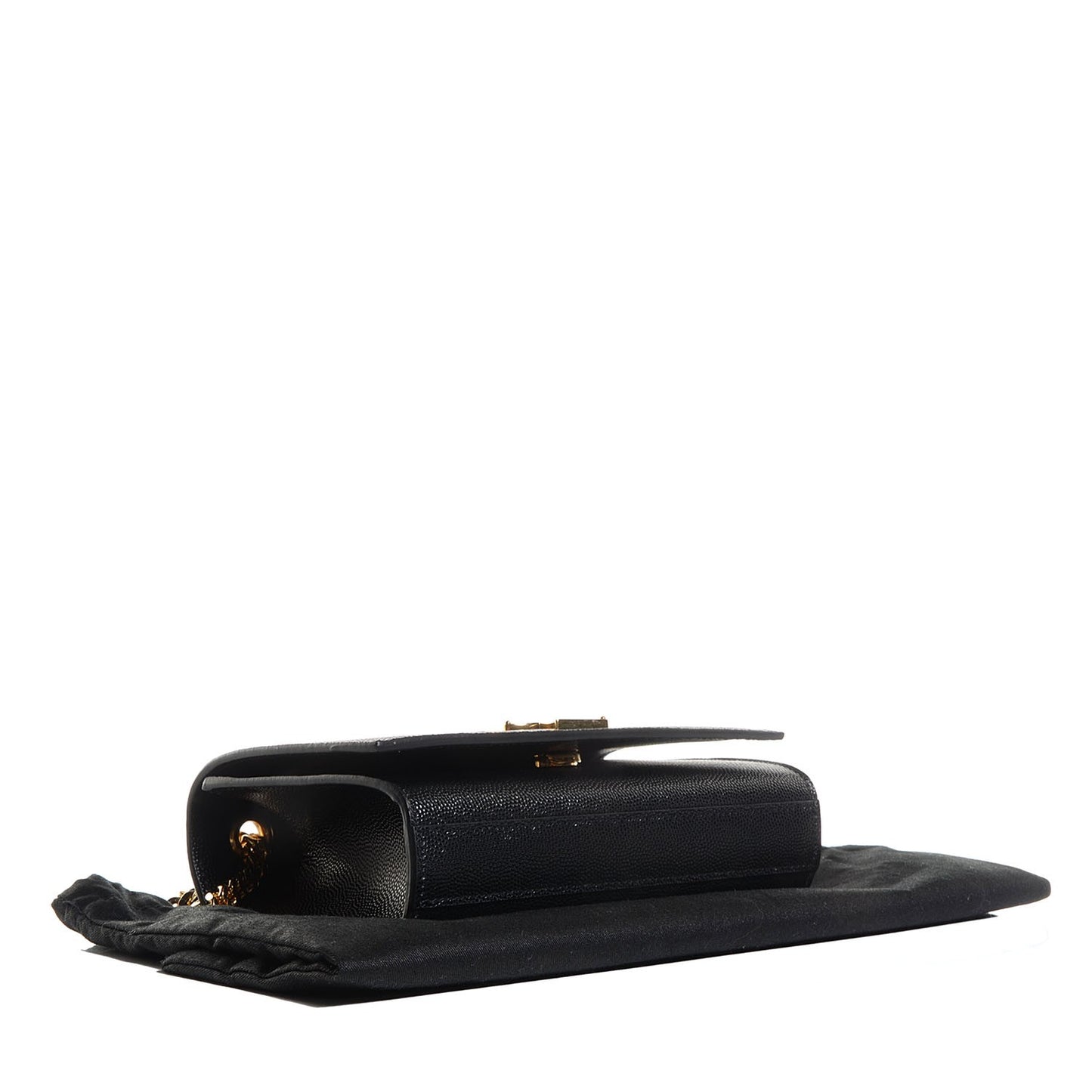 Grain De Poudre Small Monogram Satchel Black