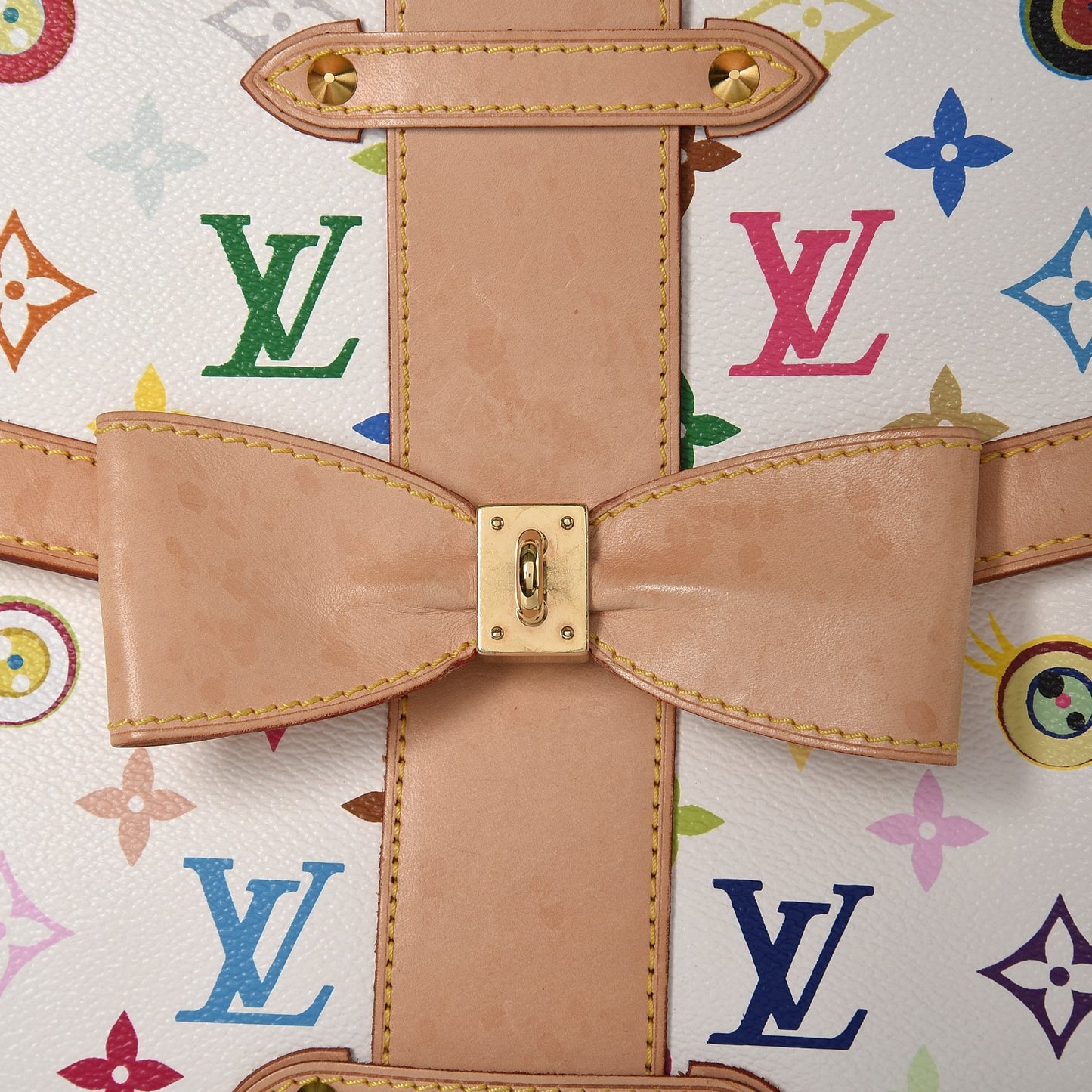 Monogram Multicolor Murakami Eye Love You White
