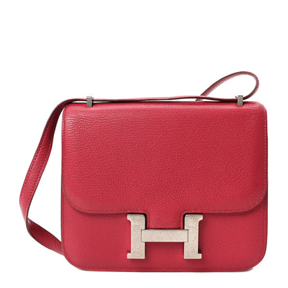 Hermes Chevre Mysore Martelee Constance 18 Framboise 1 of 10