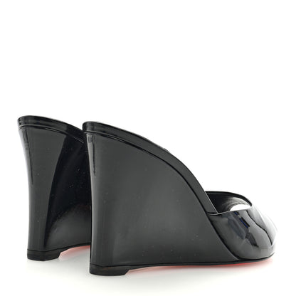 Christian Louboutin Patent Me Dolly Zeppa 85 Sandals 39 Black 4 of 7