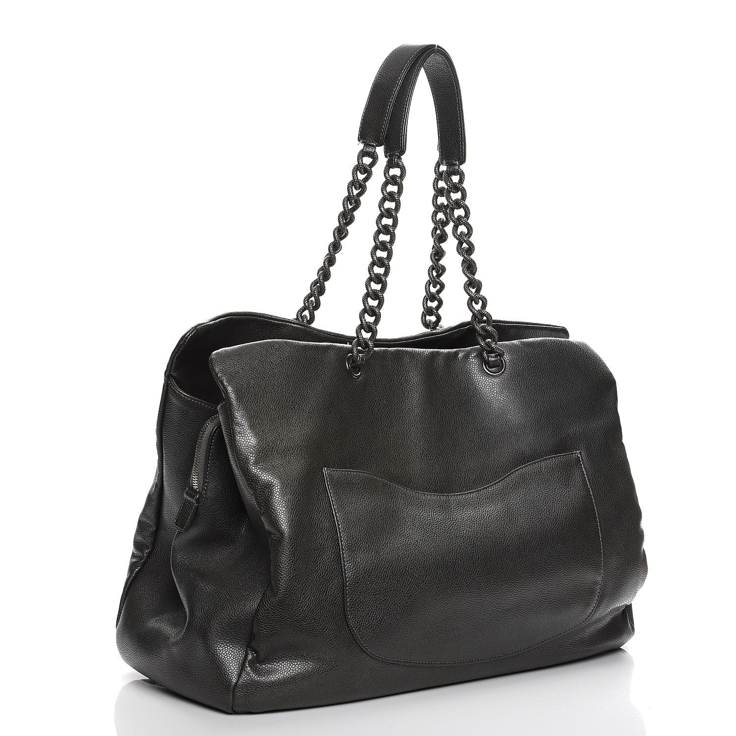 Chanel Caviar 31 Large Tote Dark Grey 3 of 14