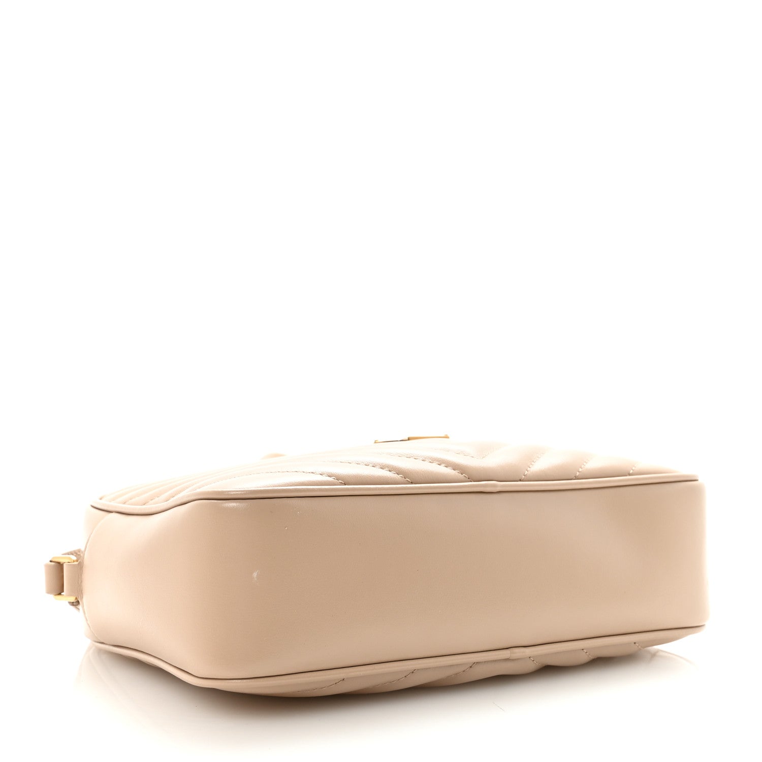Saint Laurent Calfskin Matelasse Monogram Lou Camera Bag Dark Beige 4 of 9