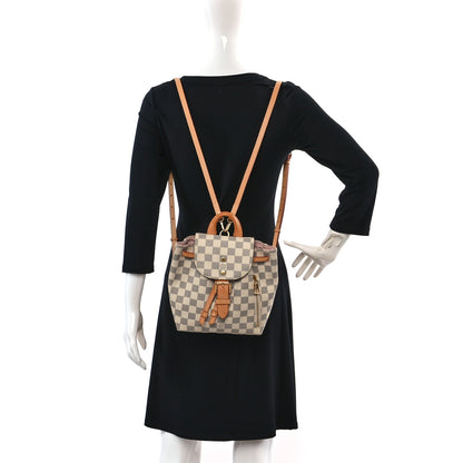 Louis Vuitton Damier Azur Sperone BB Backpack 2 of 14