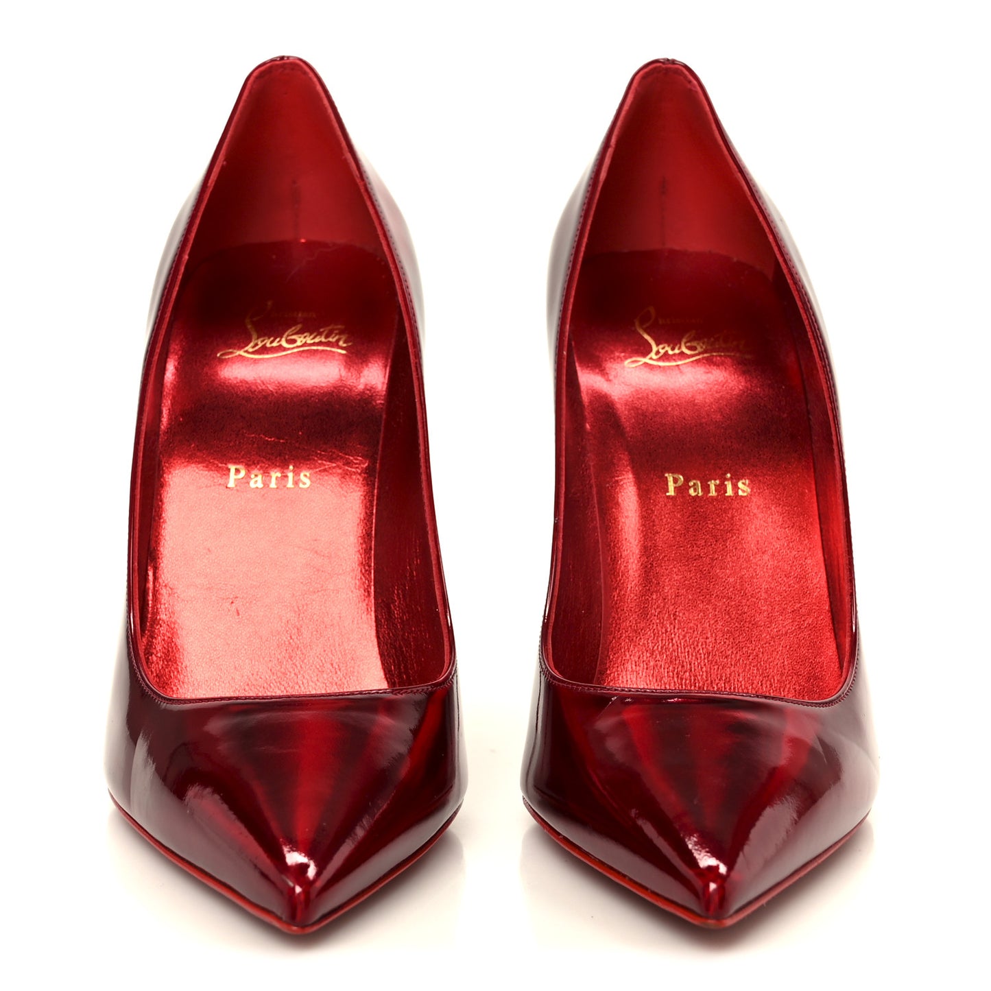 Metallic Patent Psychic So Kate 100 Pumps 39.5 Loubi