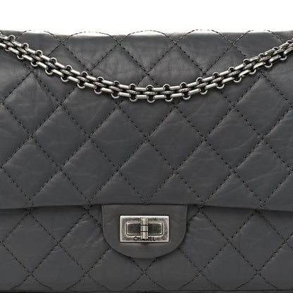 Chanel Aged Calfskin Quilted 2.55 Reissue 226 Flap Grey 8 of 11