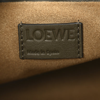 Loewe Calfskin Mini Flamenco Knot Clutch Vintage Khaki 10 of 17