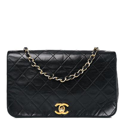 Chanel Lambskin Quilted Small Single Flap Black 1 of 21