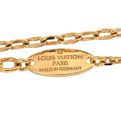 Louis Vuitton Metal Blooming Strass Necklace Gold 5 of 6
