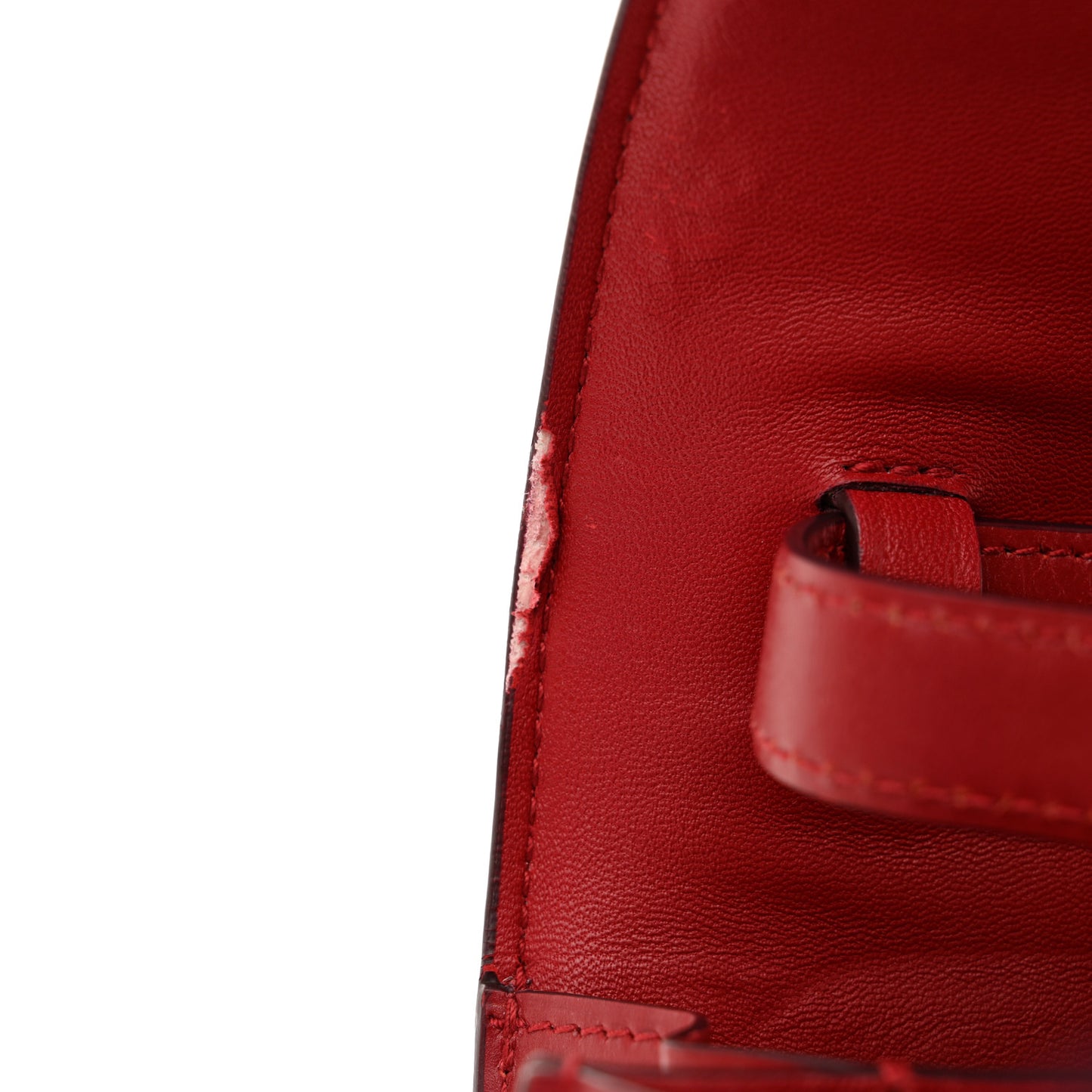 Smooth Calfskin Small Classic Box Flap Bag Red