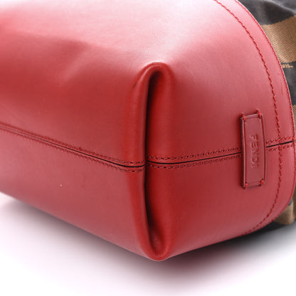 Fendi Pequin Cuoio Vegetale 2Bag Tobacco Rosso Blue Mirto Miele 8 of 25