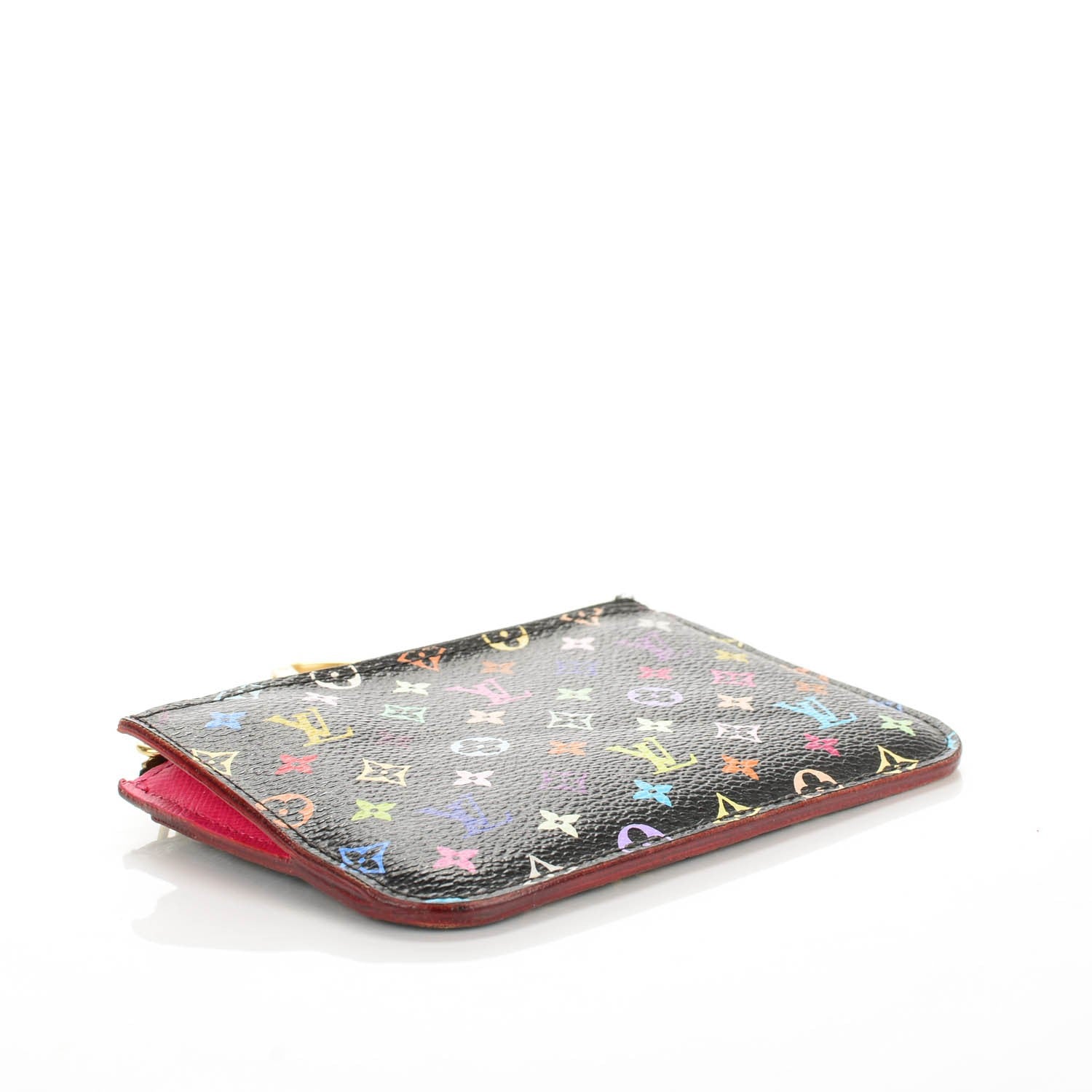 Louis Vuitton Monogram Multicolor Key Pouch Black Grenade 4 of 7