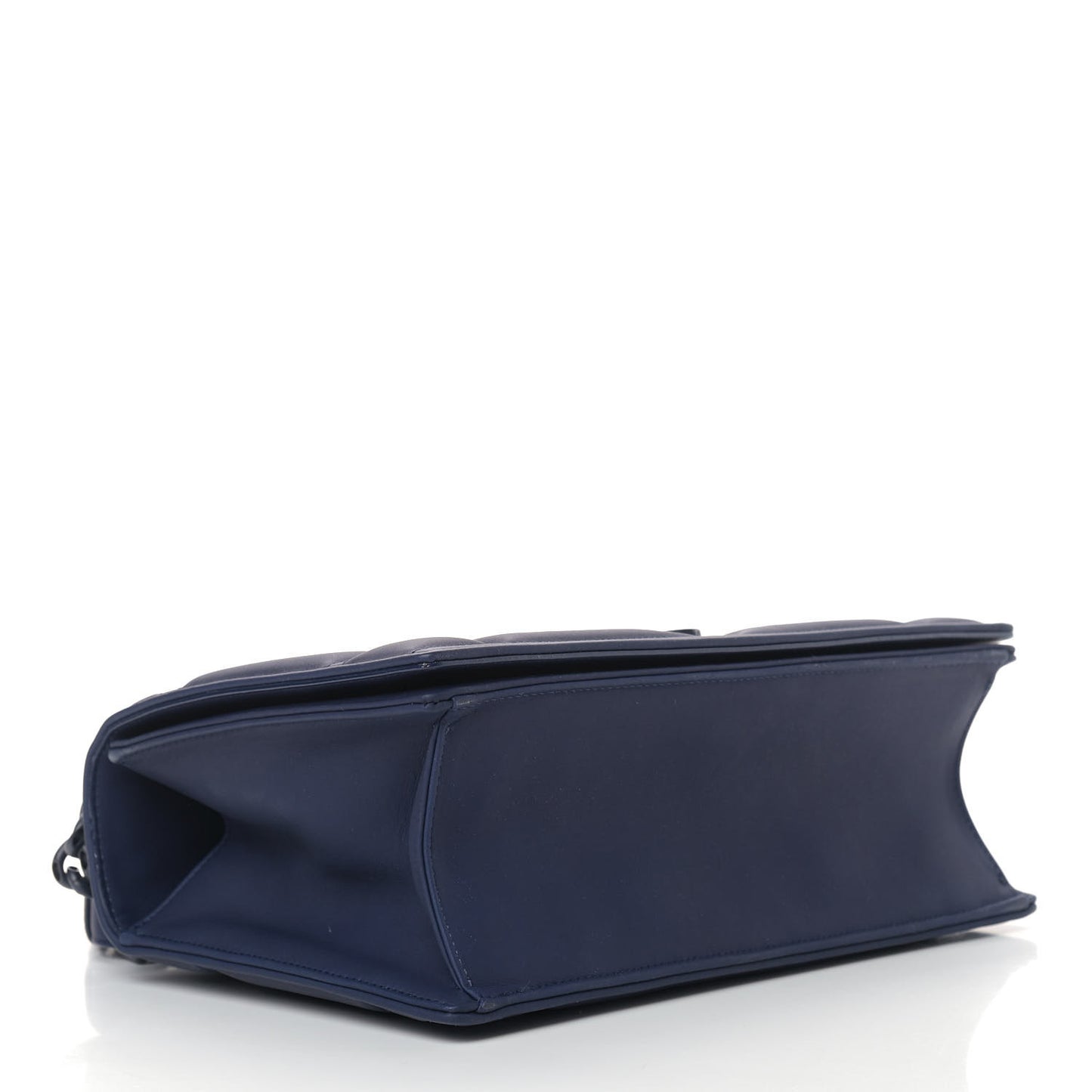Ultra Matte Calfskin Medium Diorama Flap Bag Indigo
