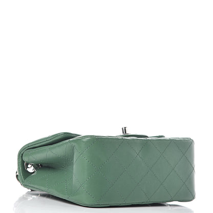 Chanel Lambskin Quilted Mini Square Flap Green 4 of 9