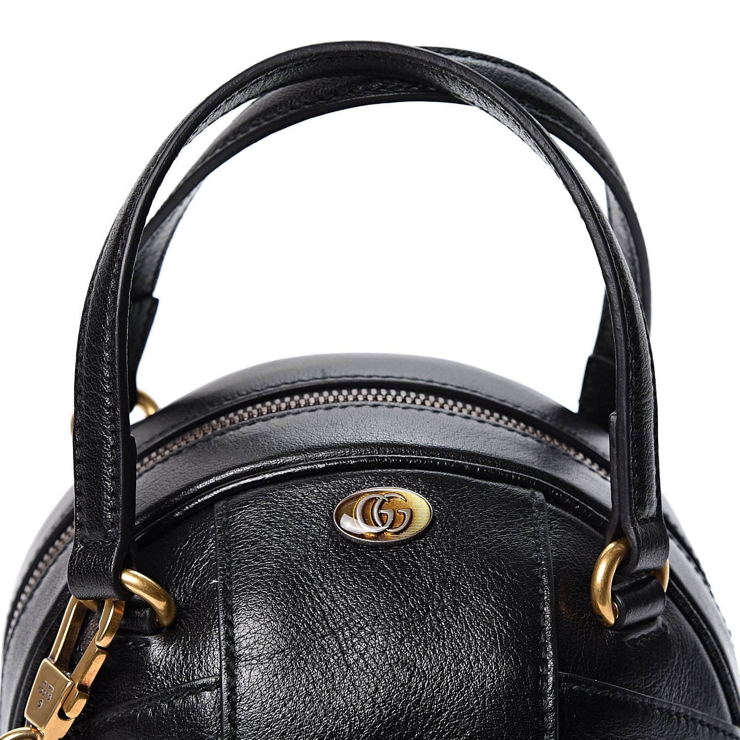 Gucci Piuma Lux Energy Mini Tifosa Basketball Shaped Shoulder Bag Black 7 of 9