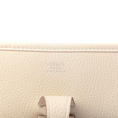 Hermes Taurillon Clemence Evelyne III PM Nata 6 of 10