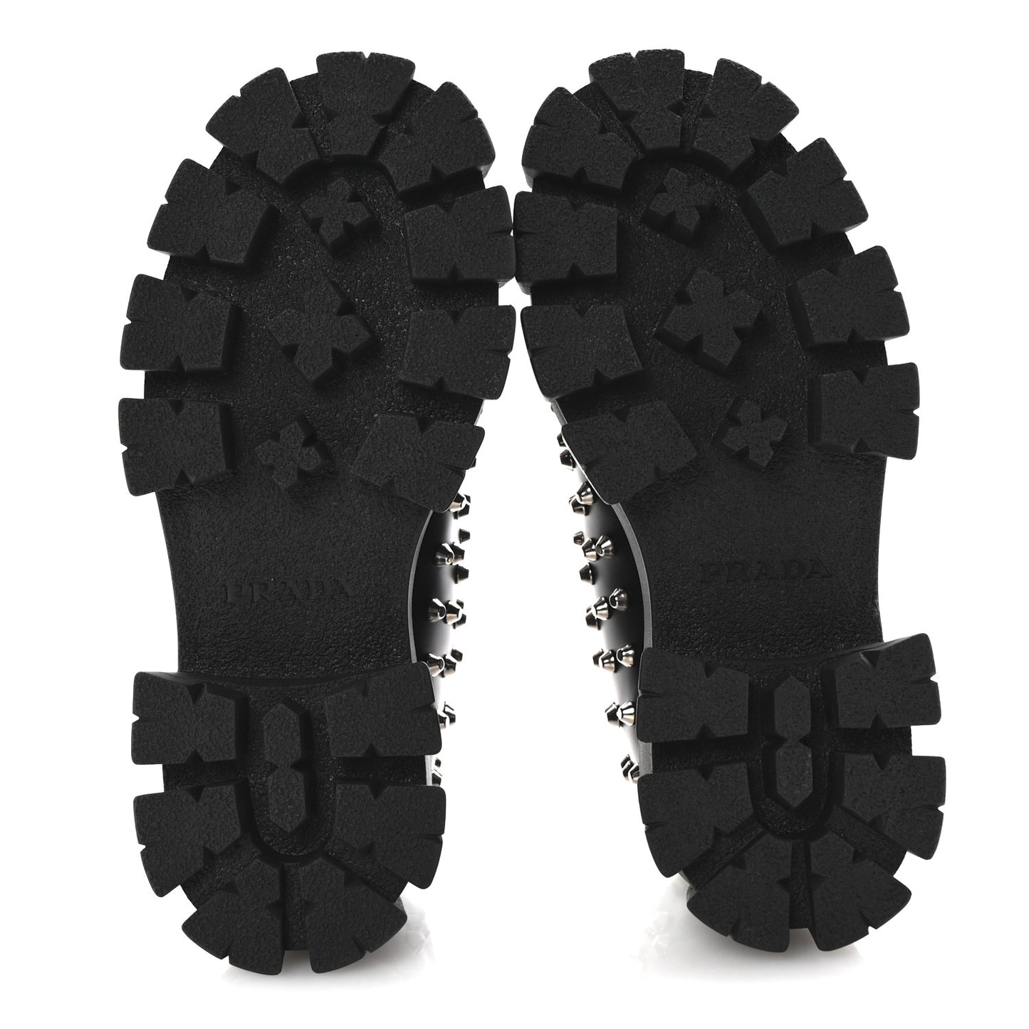 Spazzolato Rois Studded Lace Up Monolith 55mm Derby Loafers 36 Black