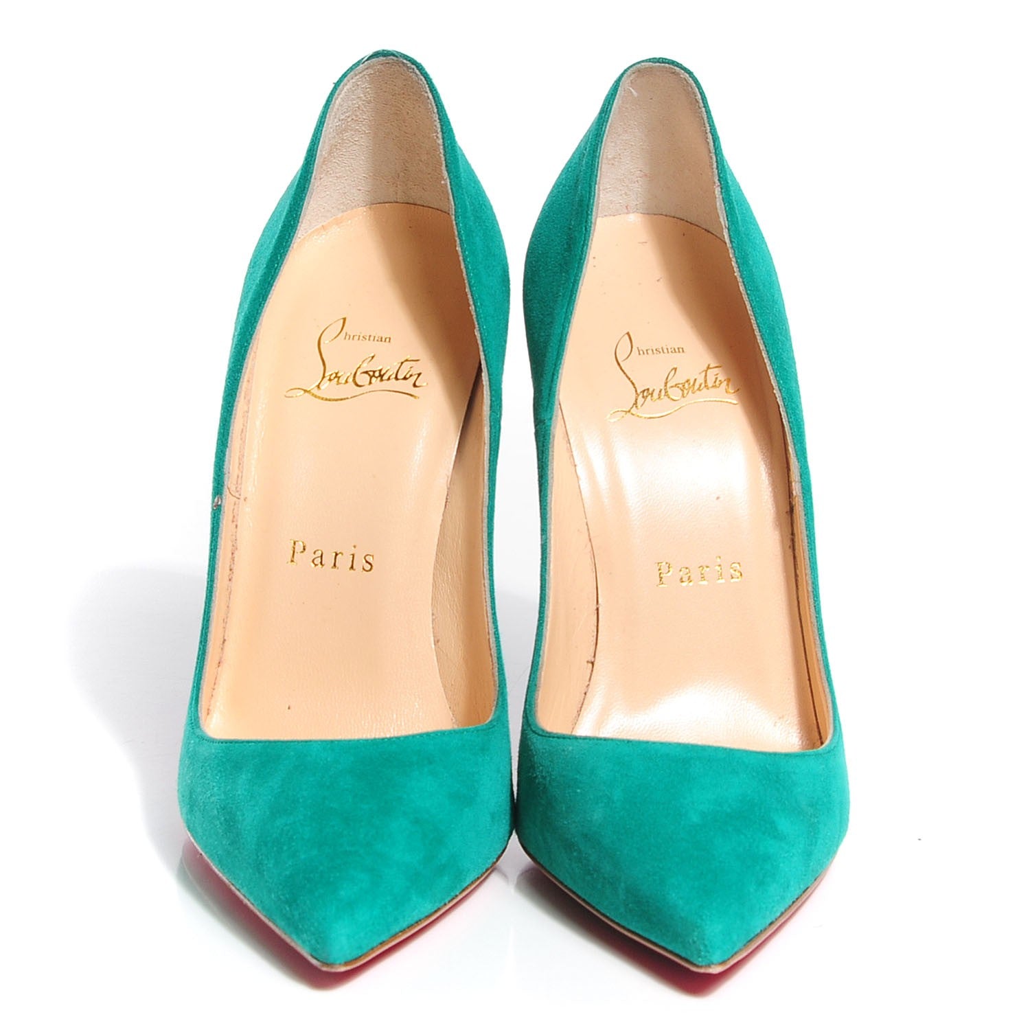 Christian Louboutin Suede So Kate 120 Pumps 36.5 Forest 2 of 6