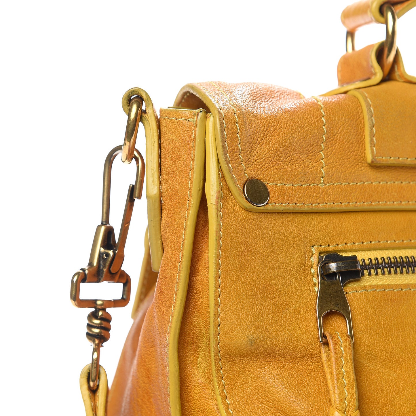 Lambskin Medium PS1 Satchel Mustard