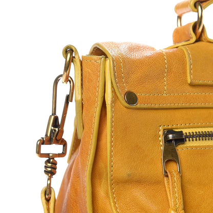 Proenza Schouler Lambskin Medium PS1 Satchel Mustard 18 of 24
