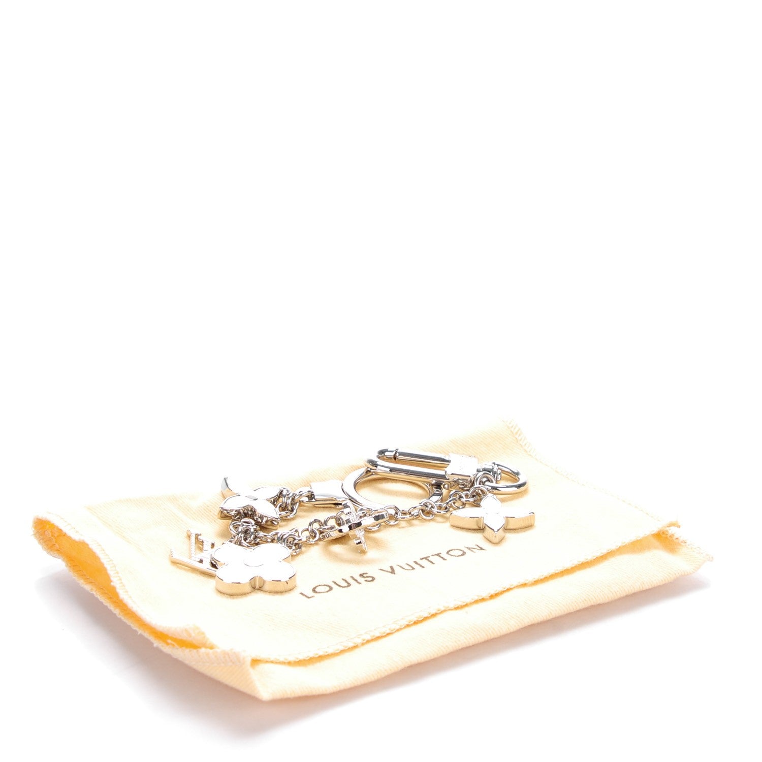 Louis Vuitton Fleur d'Epi Bag Charm Chain Ivory 5 of 5
