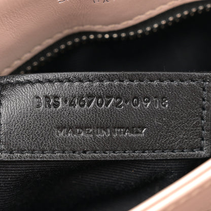 Saint Laurent Calfskin Y Quilted Monogram Toy Loulou Crossbody Bag Light Natural 6 of 12