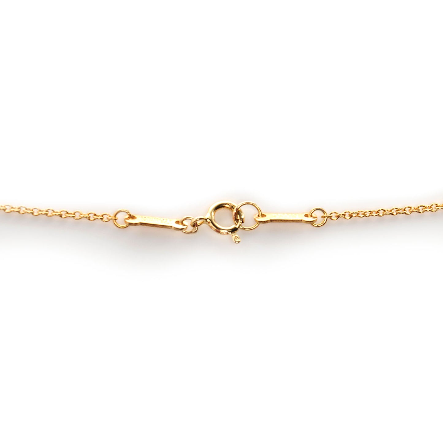 18k Gold Open Heart Pendant Elsa Peretti Necklace