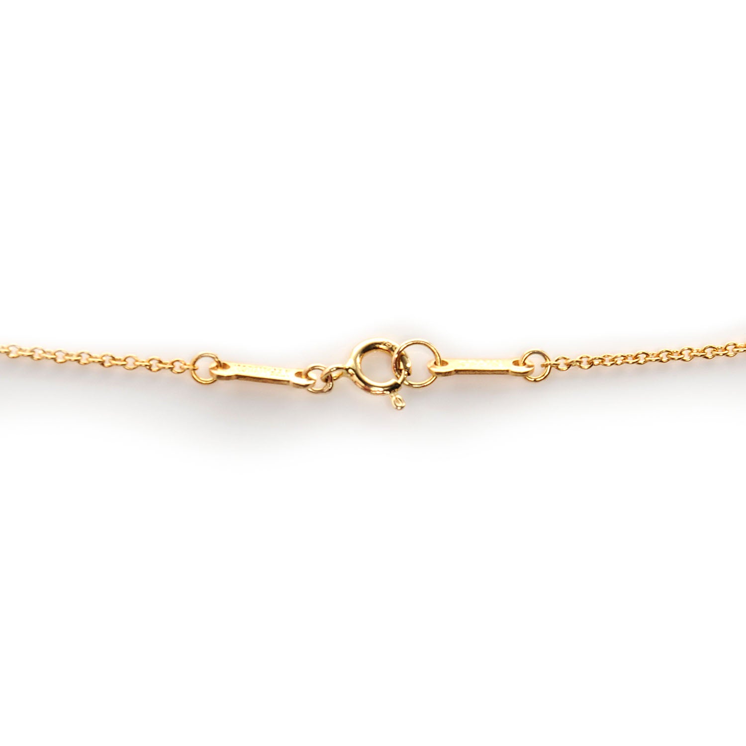 Tiffany 18k Gold Open Heart Pendant Elsa Peretti Necklace 4 of 5