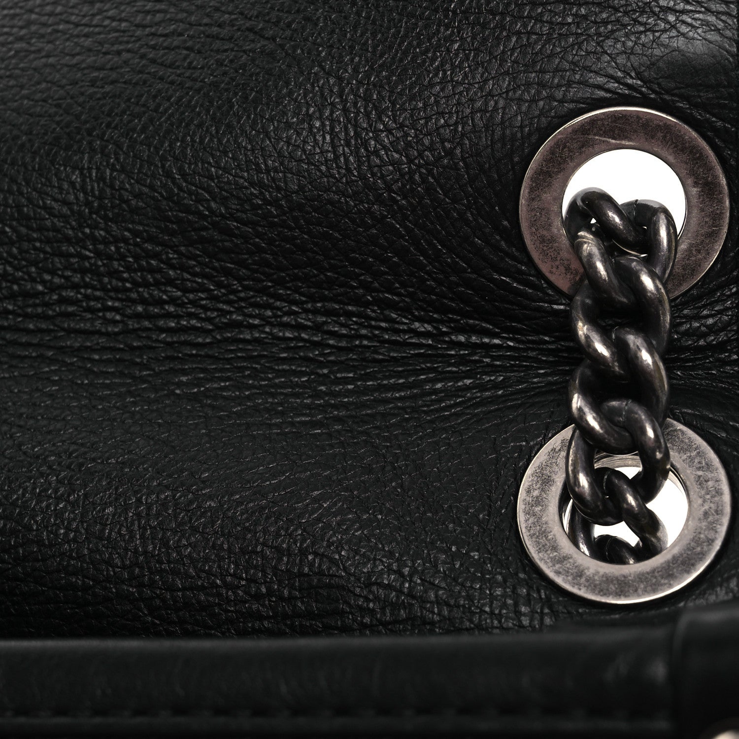 Chanel Calfskin Quilted Mini French Riviera Flap Black 14 of 15