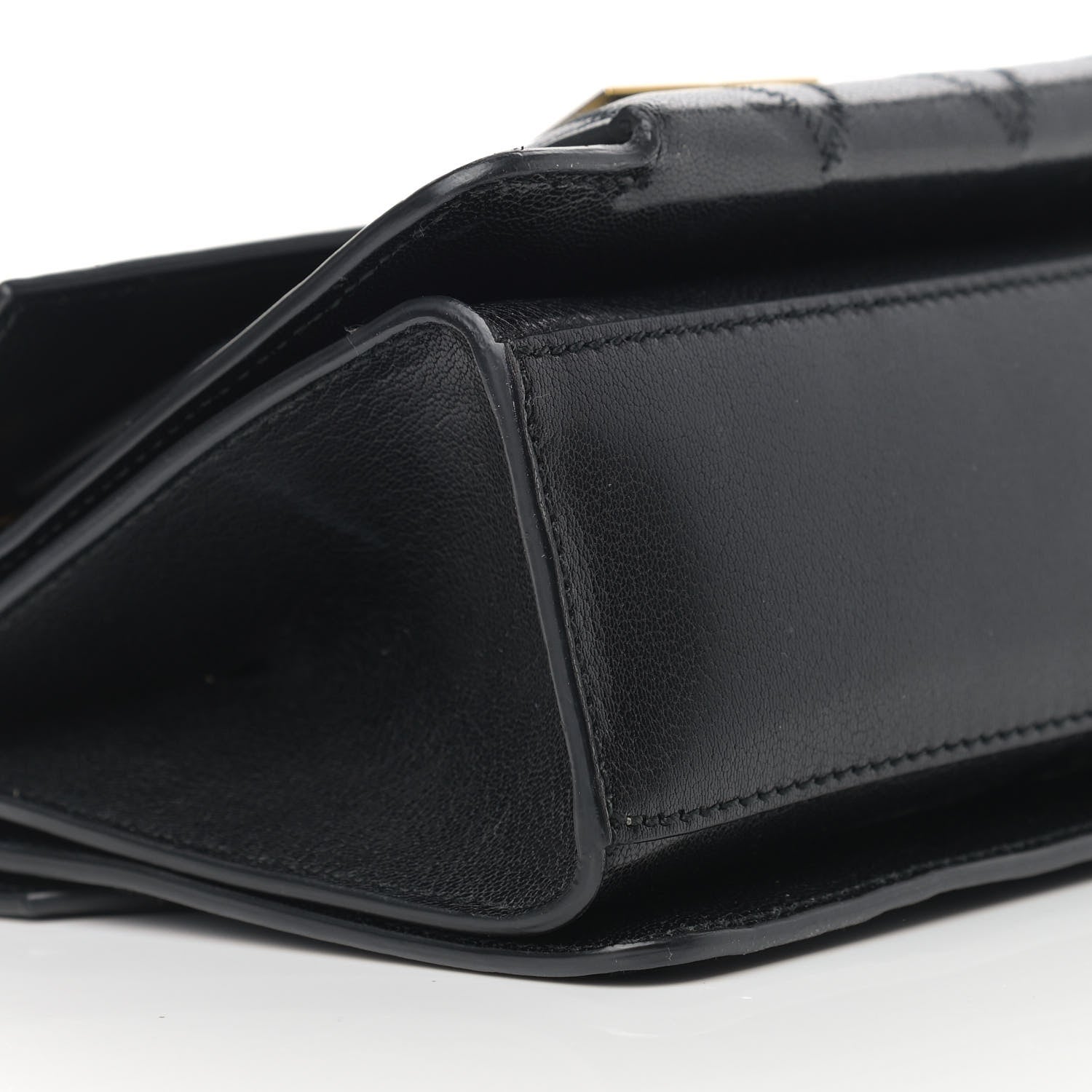 Givenchy Goatskin Quilted Small GV3 Shoulder Bag Black 7 of 12