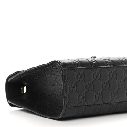 Gucci Guccissima Medium Emily Chain Shoulder Bag Black 8 of 9