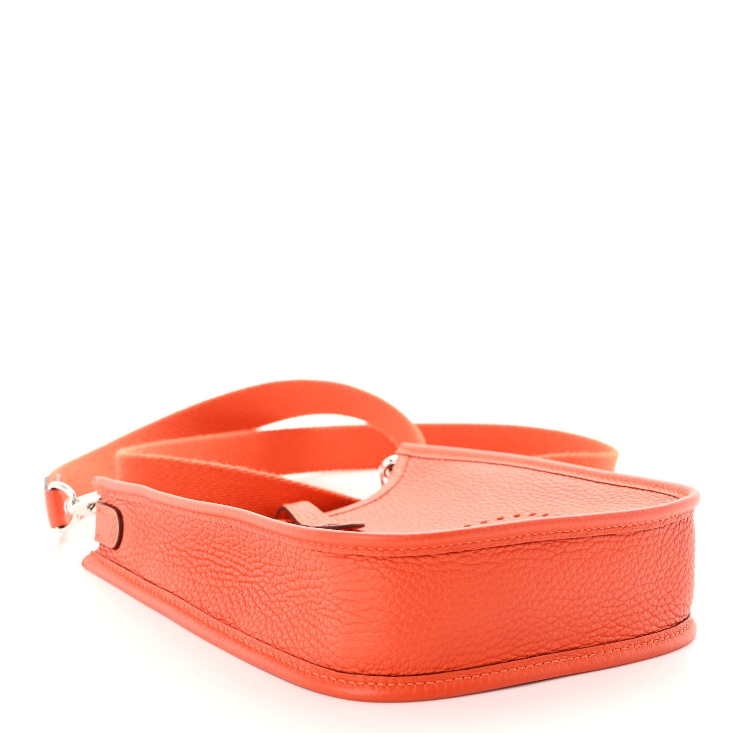 Hermes Taurillon Clemence Evelyne TPM Orange 4 of 11