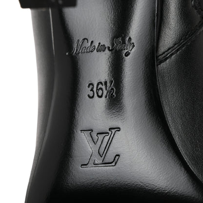 Louis Vuitton Calfskin Rotary Ankle Boots 36.5 Black 8 of 8