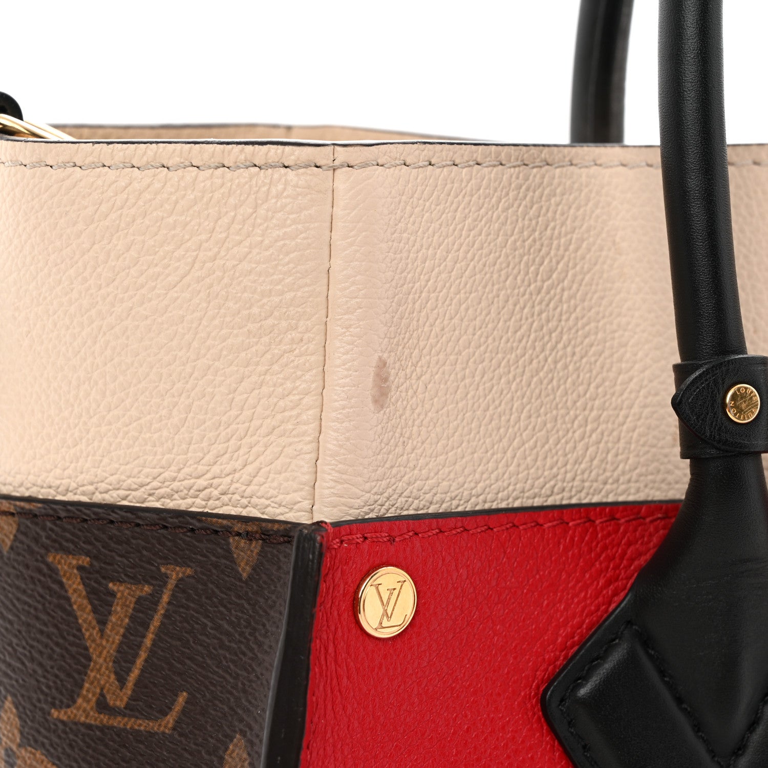 Louis Vuitton Calfskin Monogram On My Side Pirate Red 12 of 12