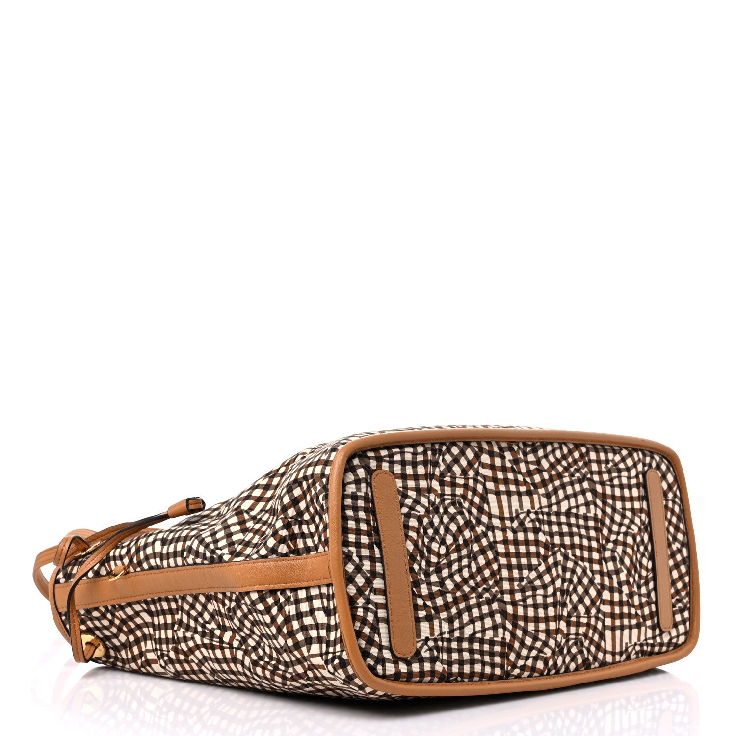 MCM Visetos Medium Liz Reversible Shopper Tote Cognac 11 of 13