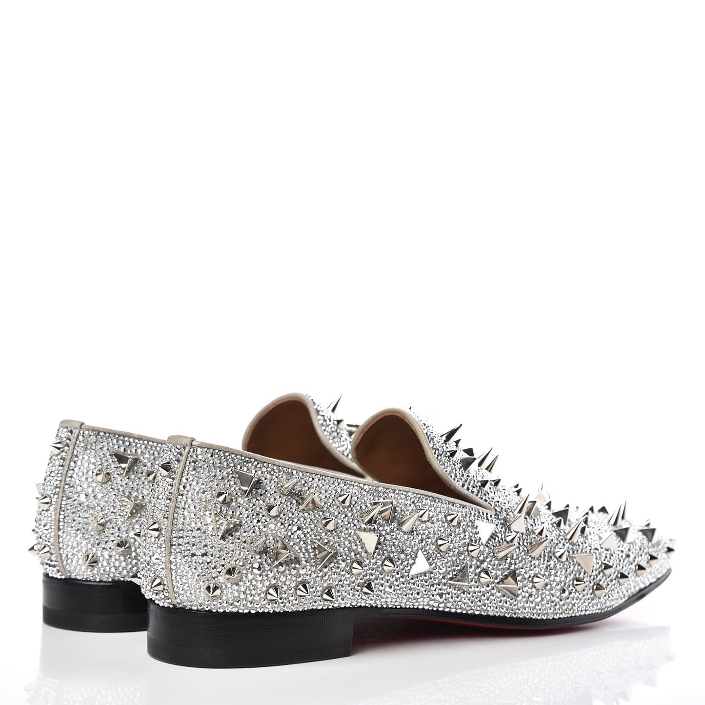 Suede Burma Mens Potpourri Dandy Flat Loafers 42.5 Silver