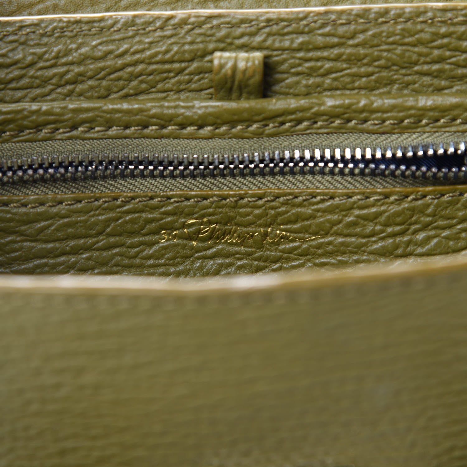 3.1 Phillip Lim Textured Calfskin Mini Pashli Satchel Green 9 of 11