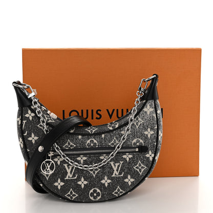 Louis Vuitton Monogram Jacquard Denim Loop Black 10 of 10