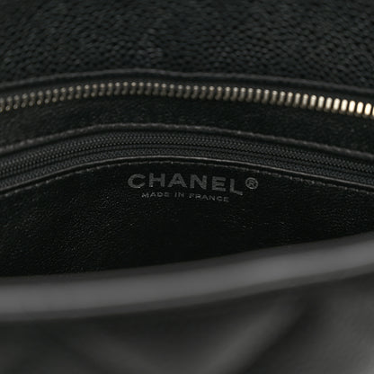 Chanel Caviar Quilted Medallion Tote Black 8 of 10