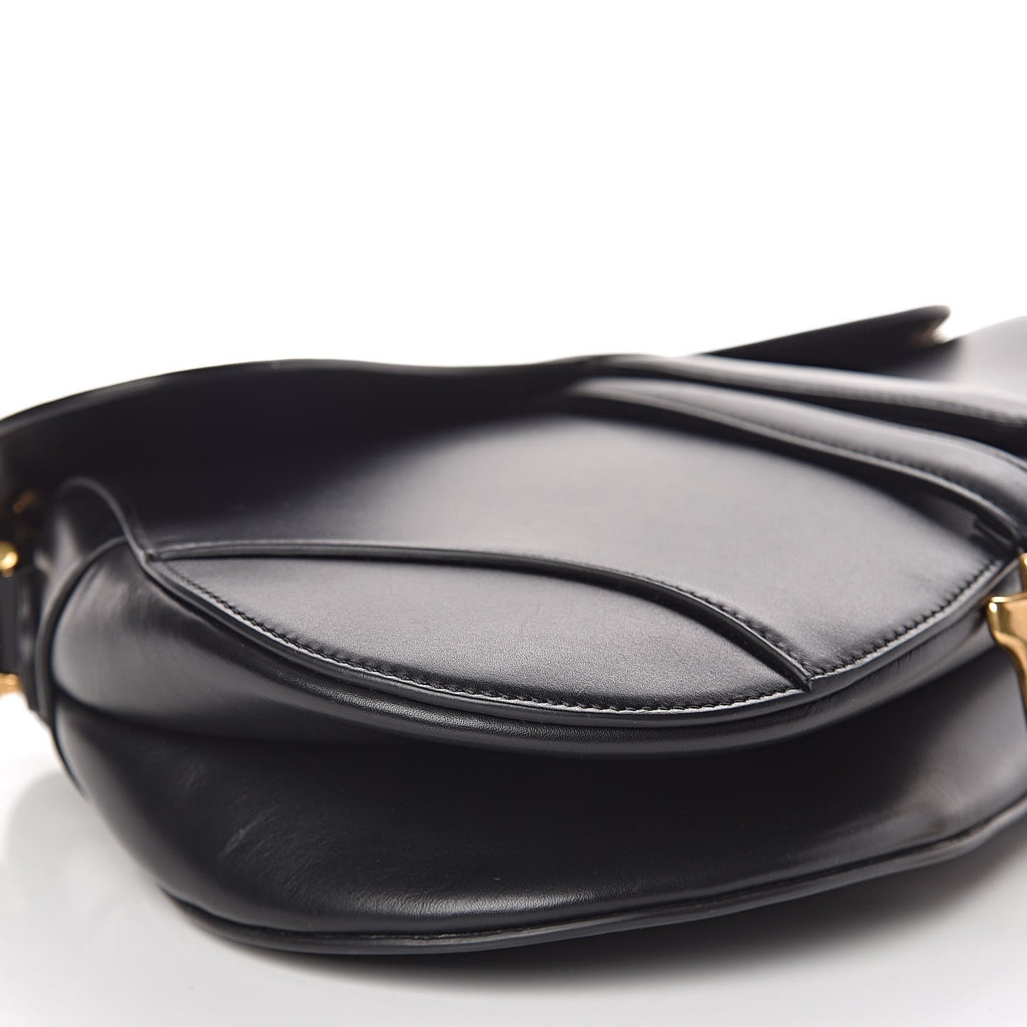 Calfskin Saddle Bag Black