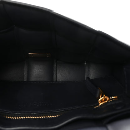 Bottega Veneta Nappa Maxi Intreccio Small Padded Cassette Crossbody Bag Deep Blue 5 of 9