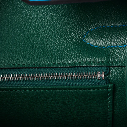 Hermes Togo Birkin 30 Bleu Zanzibar Malachite 21 of 37